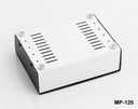[mp-120-0-0-m-0] MP-120 Metal Project Enclosure (white base, black top cover)++