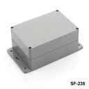 [SF-238-0-0-D-0] SF-238 IP-67 Montaj Ayaklı Contalı Kutu (Koyu Gri, Düz Kapak, HB) 14099