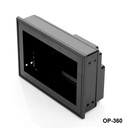 [OP-360-A-0-S-0] OP-360 Operatör Paneli Kutusu (Siyah, HB, Ekran Yeri Açık) 14576