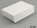 [DT-220-A-0-G-G] DT-220 Plastik Proje Kutusu (Açık Gri, Açık Gri Panel, Açılı Montaj Aparatlı) 14619