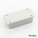 [PR-120-A-0-G-0] PR-120 Plastik Proje Kutusu (Açık Gri, Montaj Kulaklı, HB) 14634
