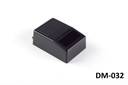 [DM-032-0-0-S-0] DM-032 Duvar Tipi Kutu (Siyah, Kapalı, HB, Havalandırmasız) 14679