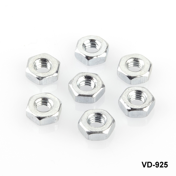 [VD-925-0-0-M-C] M 2,5 mm Somun (Çelik)+