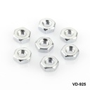 [VD-925-0-0-M-C] M 2,5 mm Somun (Çelik)+