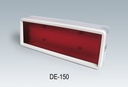 DE-150-G-A-G-0] DE-150 Gösterge Kutusu (Açık Gri, Kırmızı Parlak Panelli Arkası Açık Gri) 12982