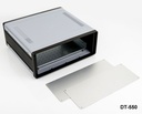 [dt-550-0-0-d-a] dt-550 masa tipi laboratuvar kutusu (koyu gri, montaj plakalı, düz panel, havalandırma+