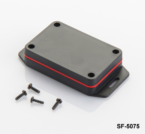 SF-5075 IP-65 Montaj Ayaklı Contalı Kutu Kırmızı Contalı 4042