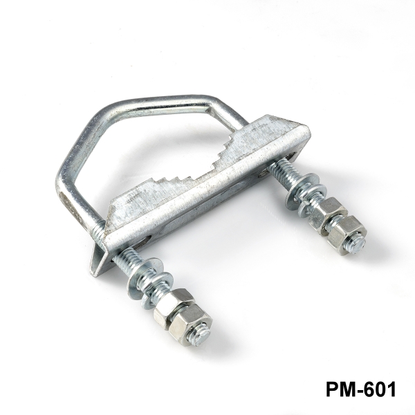 [PM-601-0-0-M-0] V Bolt Anten Kelepçe Seti - M8 (Çelik) 13671
