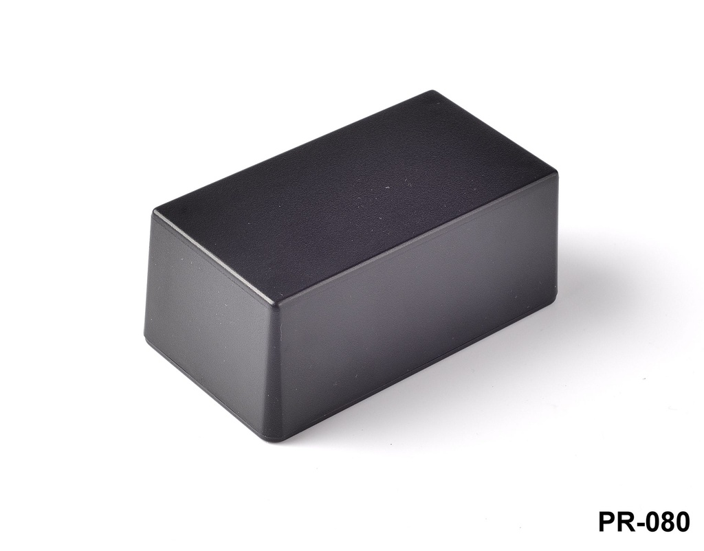 Pr-080 plastik proje kutusu siyah 13752
