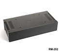 RM-202 19" 2U Rack Tipi Kutu Siyah Kulaksız