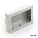 [OP-360-A-0-G-0] OP-360 Operatör Paneli Kutusu (Açık Gri, HB, Ekran Yeri Açık)