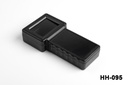 [HH-095-0-0-S-0] HH-095 El Terminali Kutusu (Siyah, HB, Pil Yuvasız, 47x69mm Yarıklı)