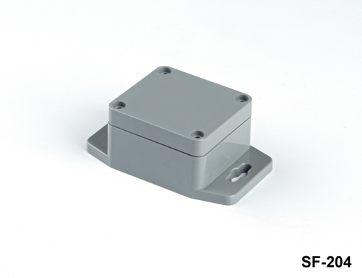 [SF-204-0-0-D-0] SF-204 IP-67 Montaj Ayaklı Contalı Kutu (Koyu Gri)+