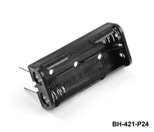 [BH-421-P24] BH-421-P24 2 adet UM-4 / AAA boy kalem pil için tutucu (PCB Montaj)