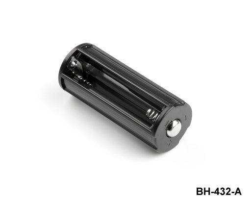 [BH-432-A] BH-432-A 3 adet UM-4 / AAA boy ince kalem pil tutucu (Üçgen) (Kablolu)