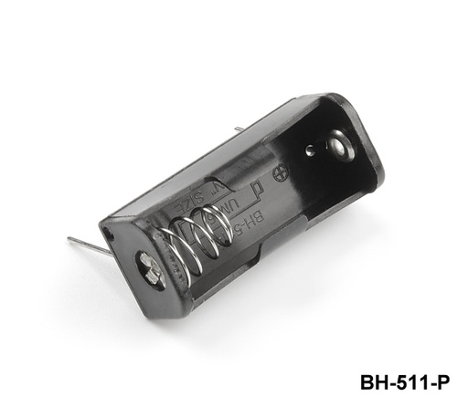 [BH-511-2] BH-511-2  1 adet UM-5 / N boy pil tutucu (PCB Montaj)