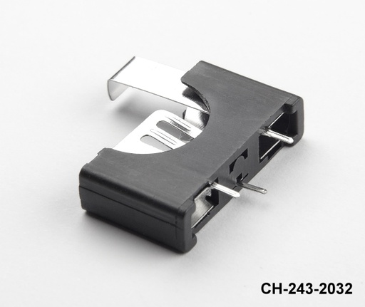 [CH-243-2032] CH-243-2032 CR2032 için PCB montaj pil tutucu dikey