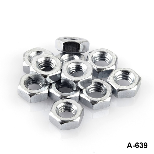 [A-639-0-0-M-0] A-639 M4x0,7x3 mm Metalik Somun